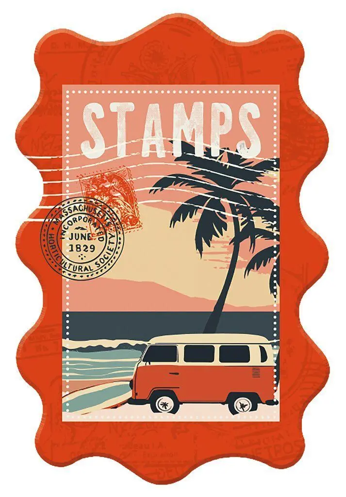 Bild: 4033477906182 | Fernweh STAMPS | Das schnelle Briefmarken-Legespiel für unterwegs