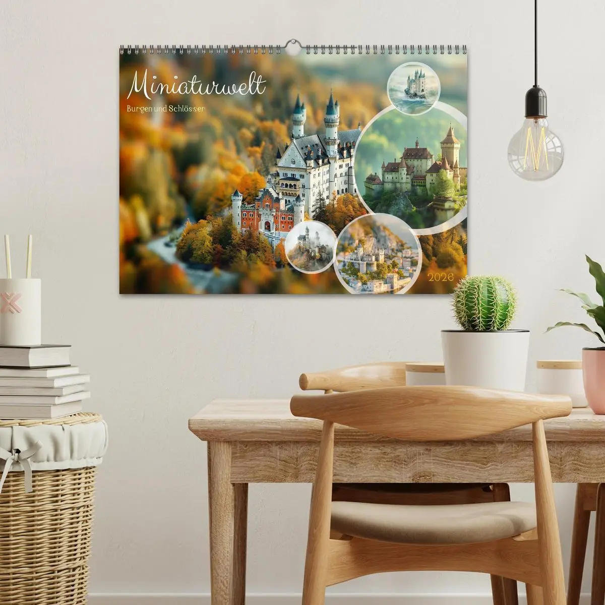 Bild: 9783457406182 | Miniaturwelt Burgen und Schlösser (Wandkalender 2026 DIN A3 quer),...