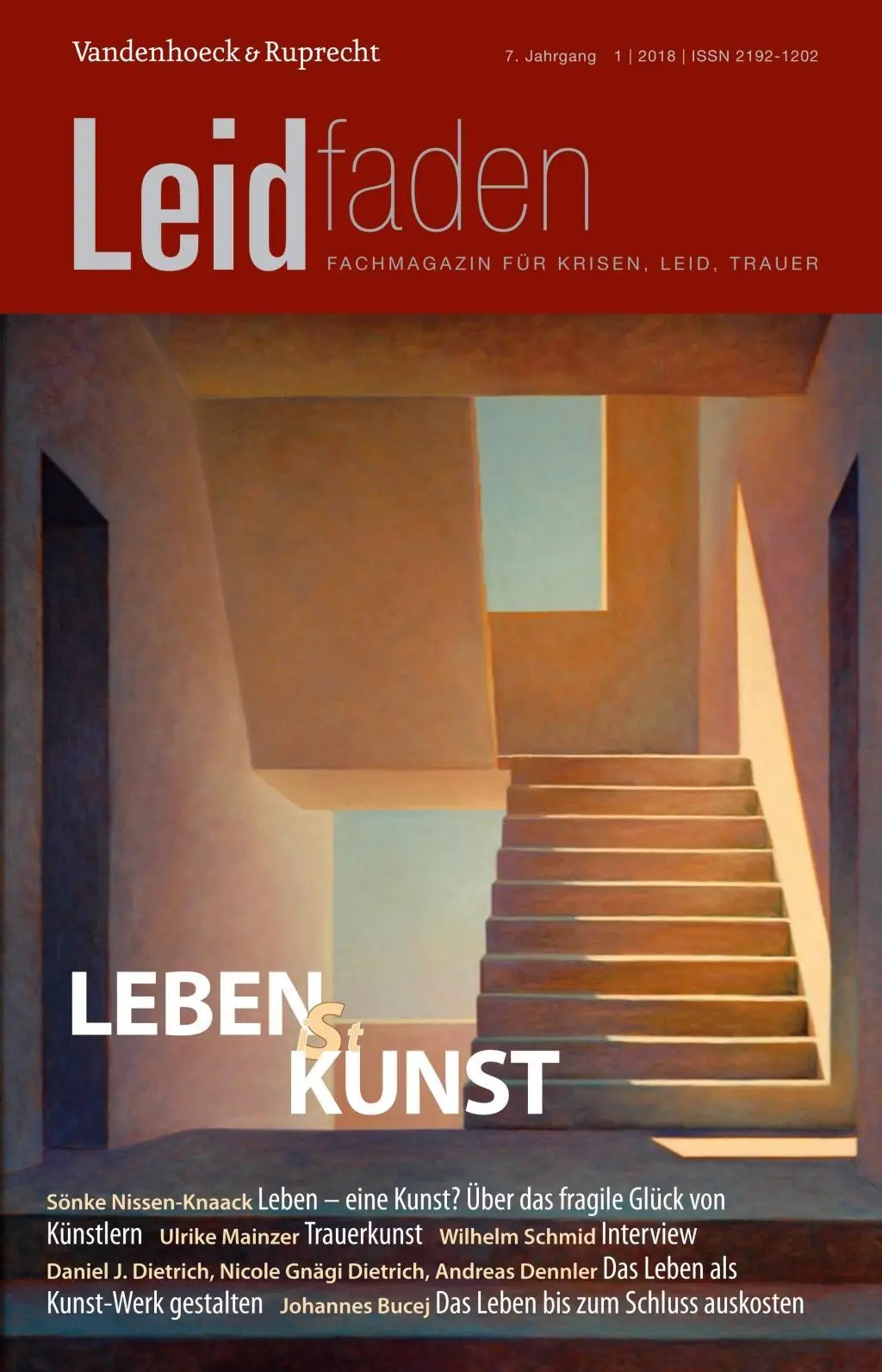 Cover: 9783525406182 | Lebenskunst | Leidfaden 1/2018, Fachmagazin für Krisen, Leid, Trauer
