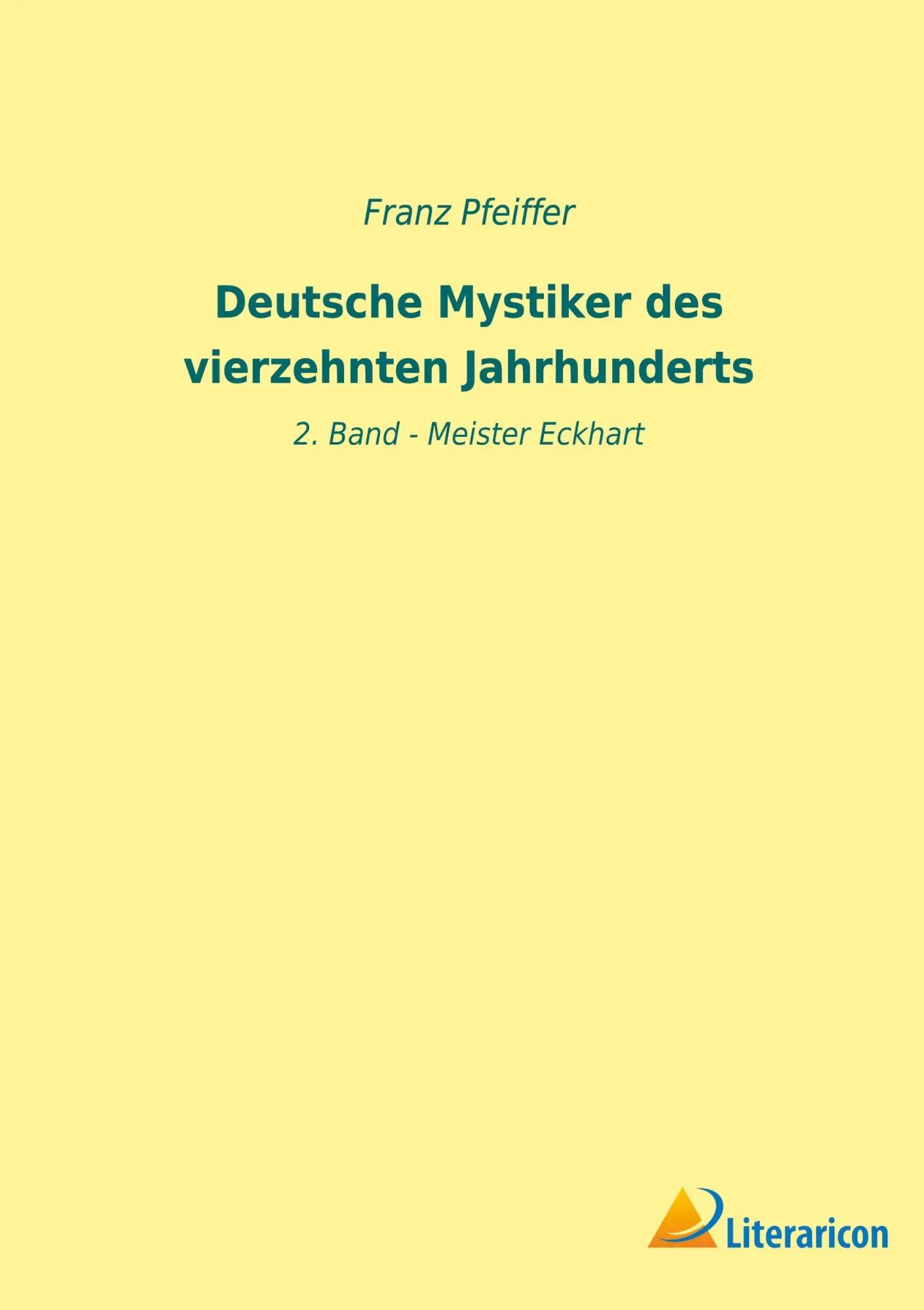 Cover: 9783965066182 | Deutsche Mystiker des vierzehnten Jahrhunderts | Franz Pfeiffer | Buch