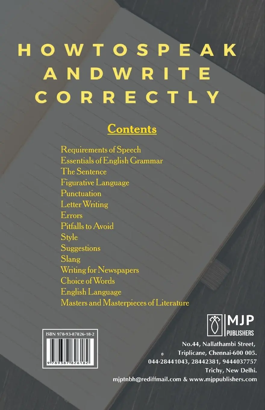 Rückseite: 9789387826182 | How to Speak and Write Correctly | Joseph Devlin | Taschenbuch | 2021