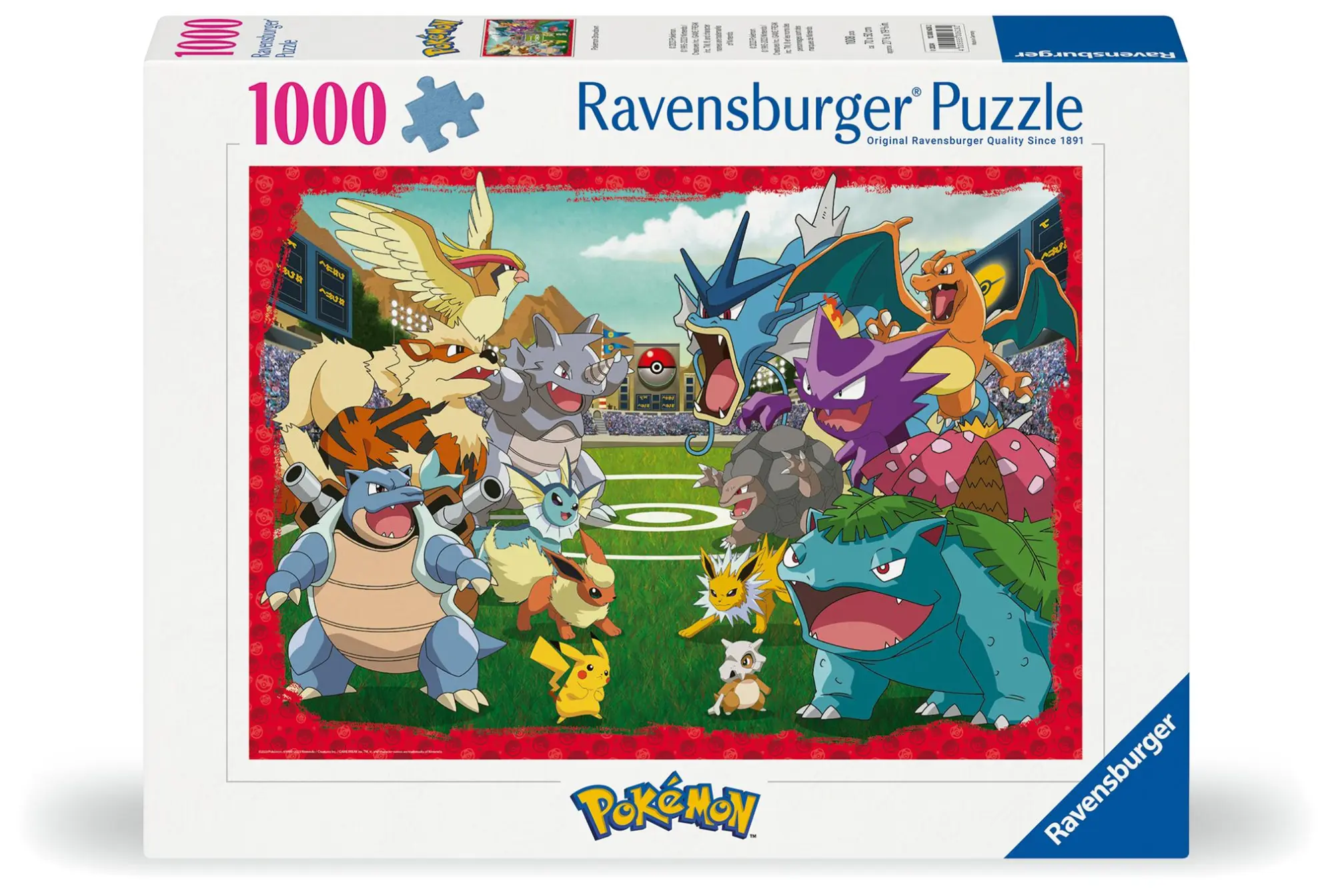 Cover: 4005555006282 | Erwachsenenpuzzle 1000 Teile - Pokémon - Kräftemessen | Spiel | 2024