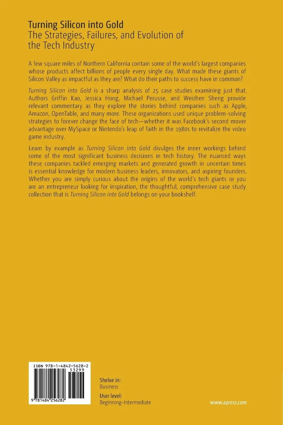 Rückseite: 9781484256282 | Turning Silicon into Gold | Griffin Kao (u. a.) | Taschenbuch | ix