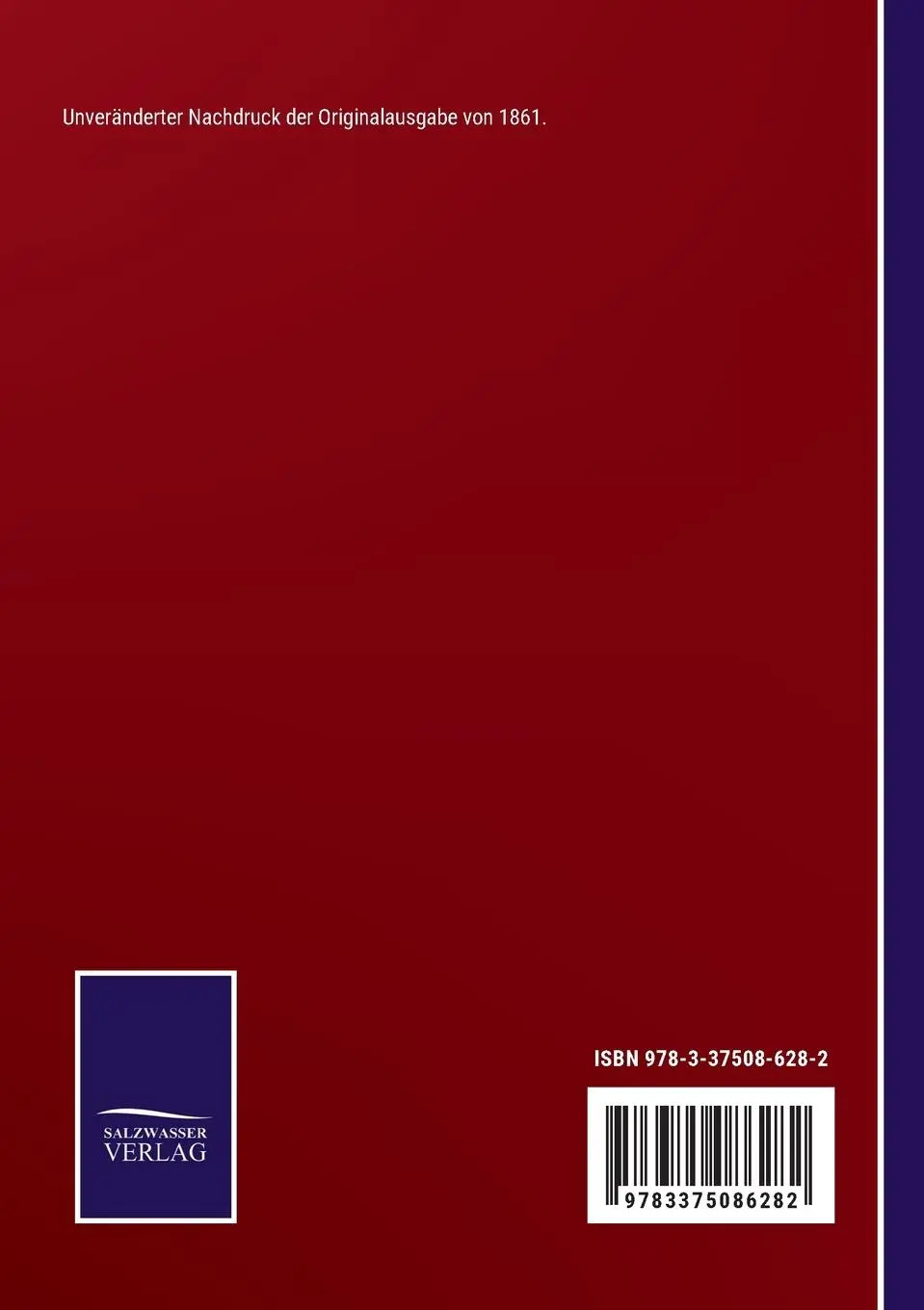 Rückseite: 9783375086282 | Geschichte der Freimaurerei | Erster Band | J. G. Findel | Taschenbuch
