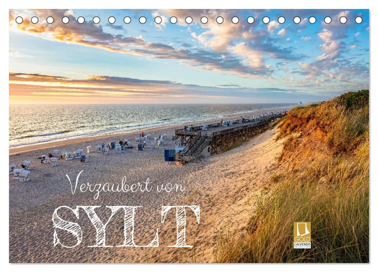 Cover: 9783457566282 | Verzaubert von Sylt (Tischkalender 2026 DIN A5 quer), CALVENDO...