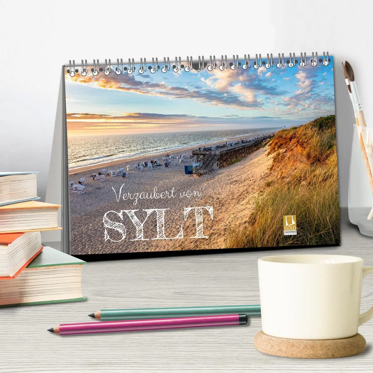 Bild: 9783457566282 | Verzaubert von Sylt (Tischkalender 2026 DIN A5 quer), CALVENDO...