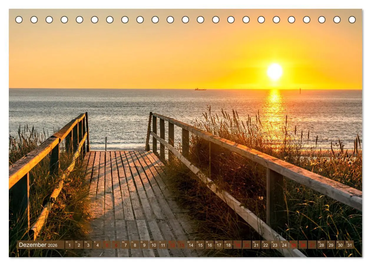 Bild: 9783457566282 | Verzaubert von Sylt (Tischkalender 2026 DIN A5 quer), CALVENDO...