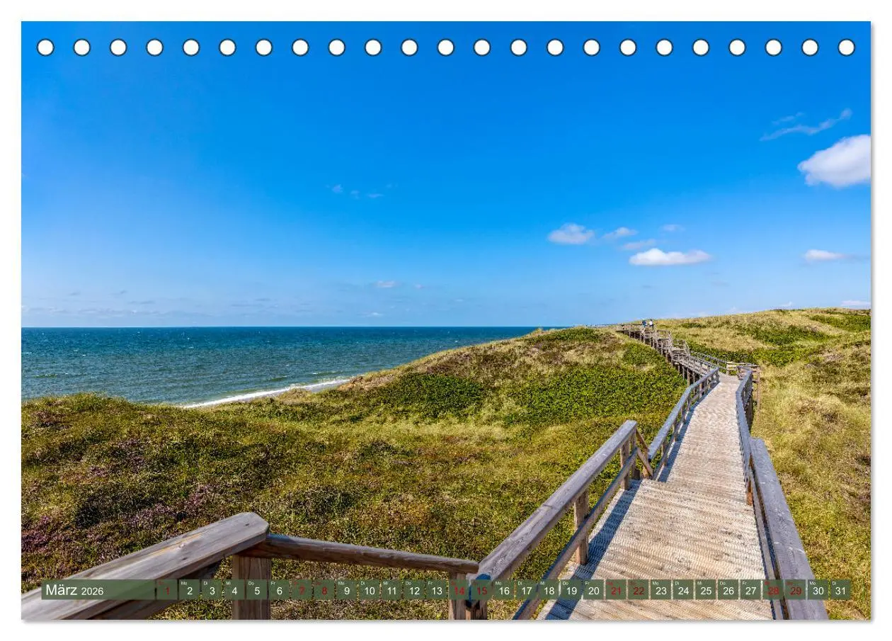 Bild: 9783457566282 | Verzaubert von Sylt (Tischkalender 2026 DIN A5 quer), CALVENDO...