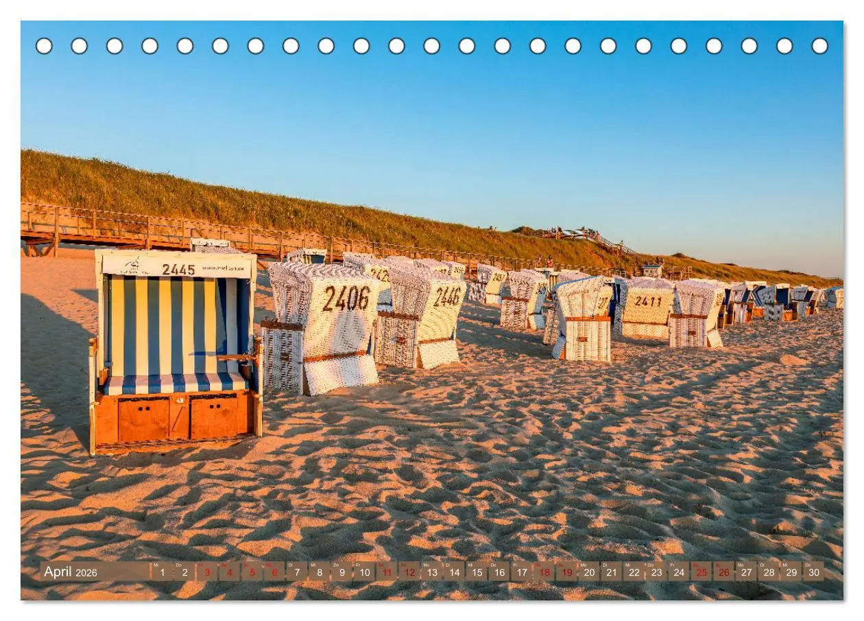 Bild: 9783457566282 | Verzaubert von Sylt (Tischkalender 2026 DIN A5 quer), CALVENDO...