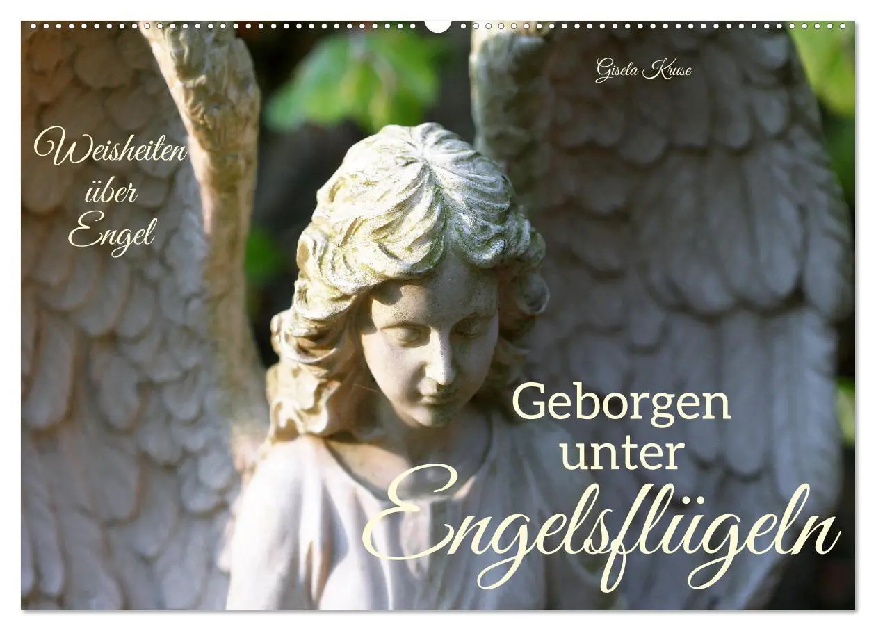 Cover: 9783457636282 | Geborgen unter Engelsflügeln (Wandkalender 2026 DIN A2 quer),...