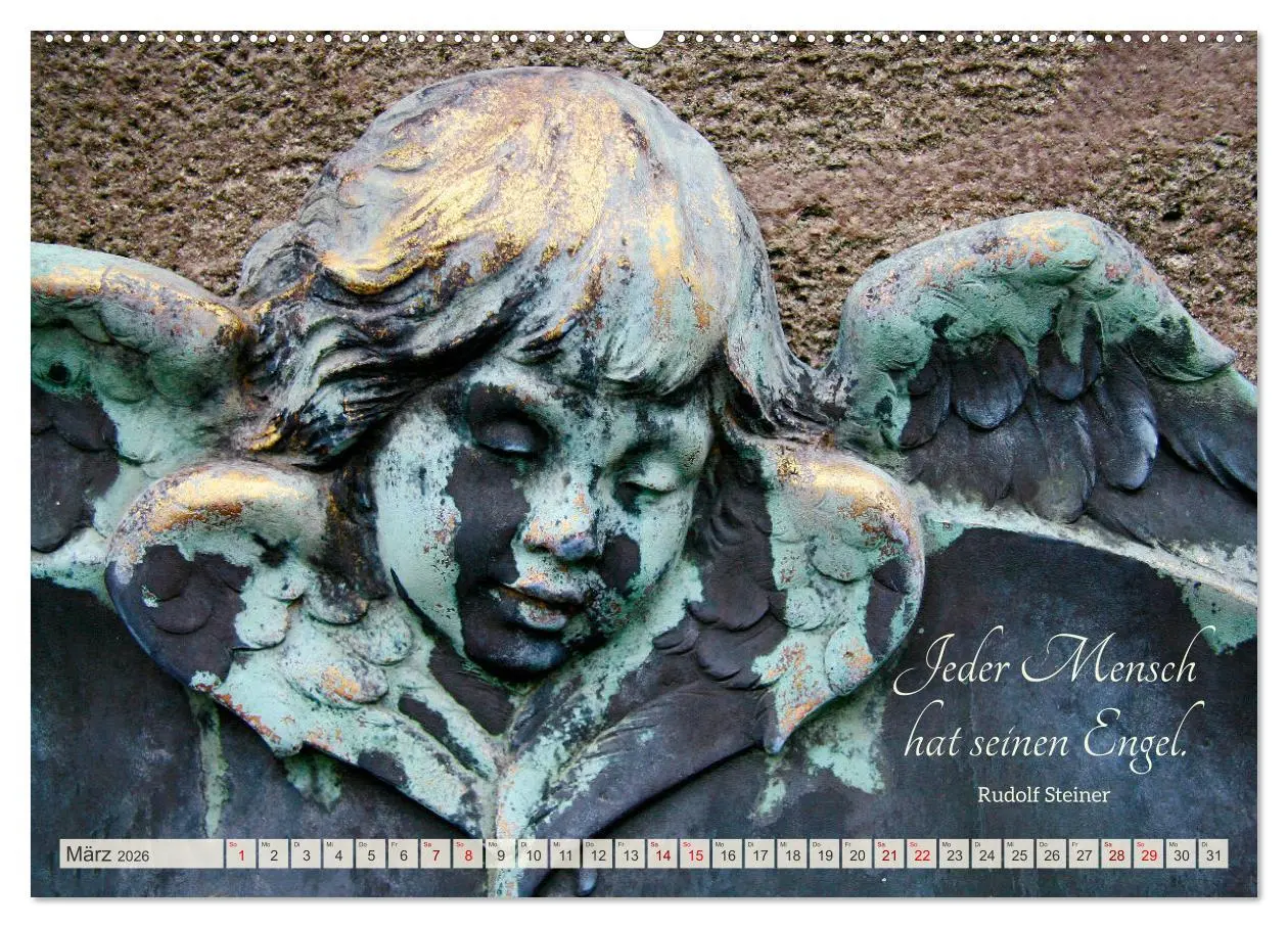 Bild: 9783457636282 | Geborgen unter Engelsflügeln (Wandkalender 2026 DIN A2 quer),...
