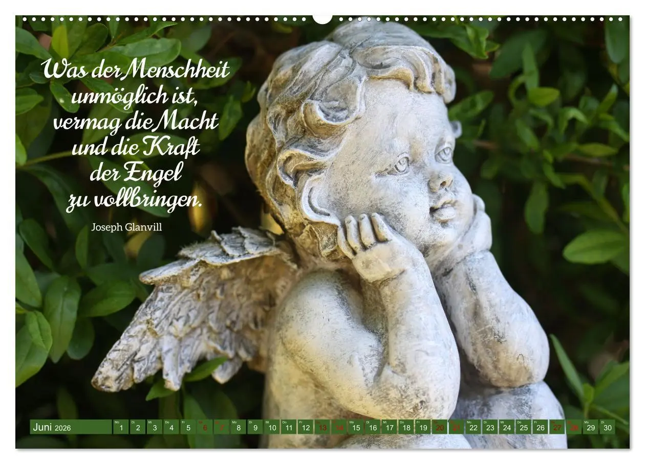 Bild: 9783457636282 | Geborgen unter Engelsflügeln (Wandkalender 2026 DIN A2 quer),...