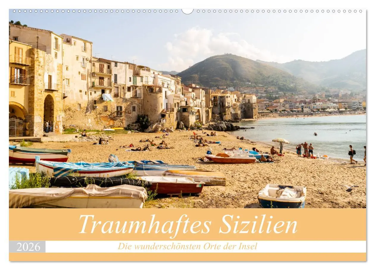 Cover: 9783457706282 | Traumhaftes Sizilien (Wandkalender 2026 DIN A2 quer), CALVENDO...