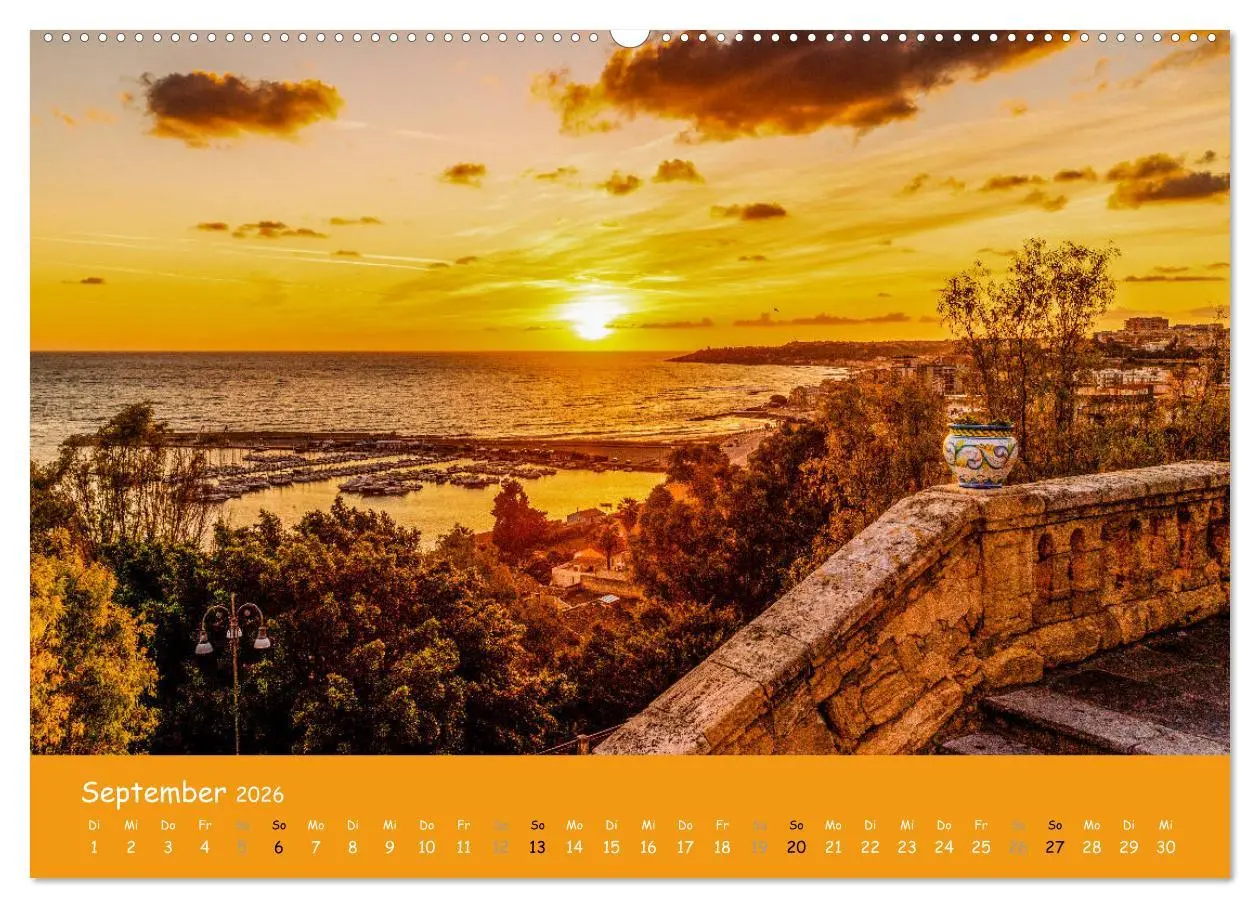 Bild: 9783457706282 | Traumhaftes Sizilien (Wandkalender 2026 DIN A2 quer), CALVENDO...