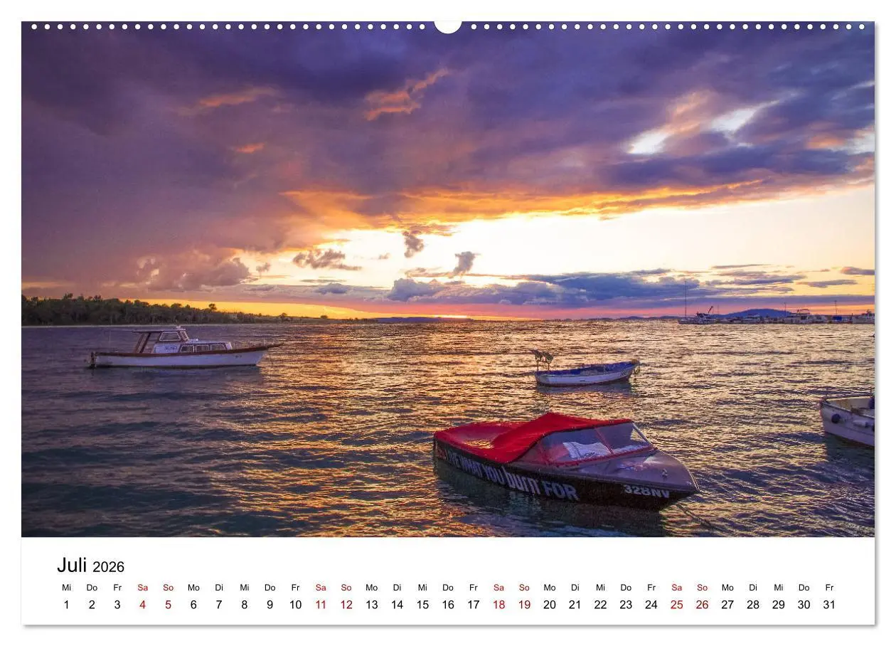 Bild: 9783457876282 | Kroatien 2026 (Wandkalender 2026 DIN A2 quer), CALVENDO Monatskalender