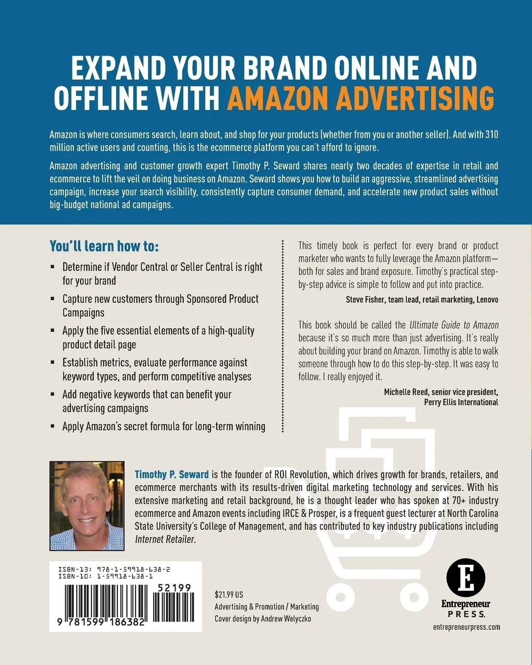 Rückseite: 9781599186382 | Ultimate Guide to Amazon Advertising | Timothy Seward | Taschenbuch