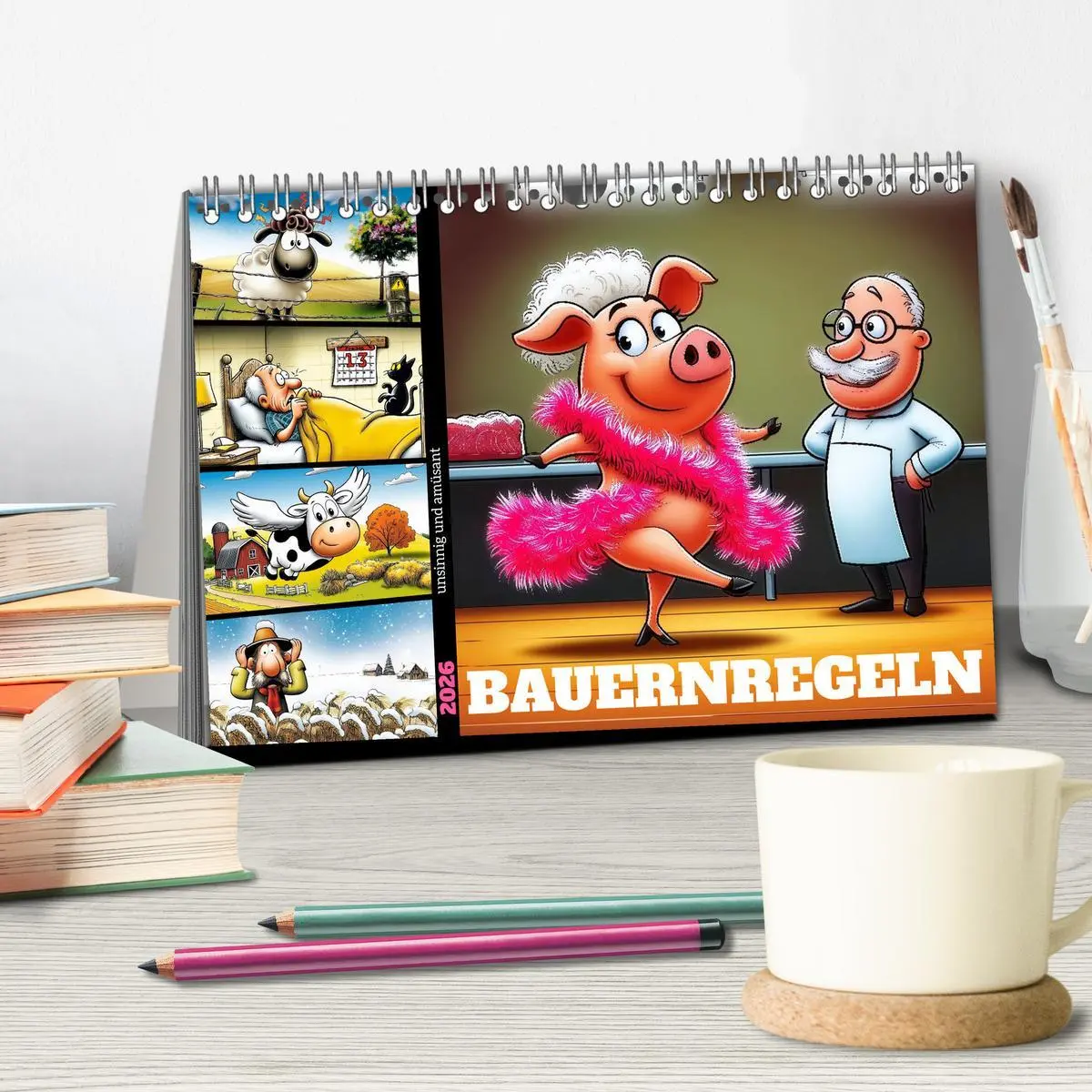 Bild: 9783516646382 | Bauernregeln, unsinnig und amüsant (Tischkalender 2026 DIN A5...