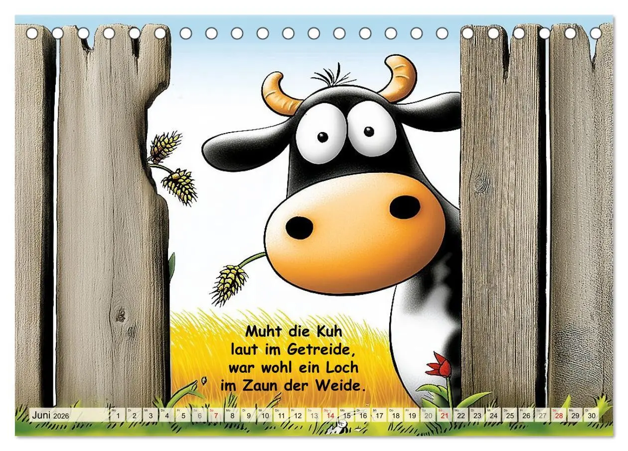 Bild: 9783516646382 | Bauernregeln, unsinnig und amüsant (Tischkalender 2026 DIN A5...