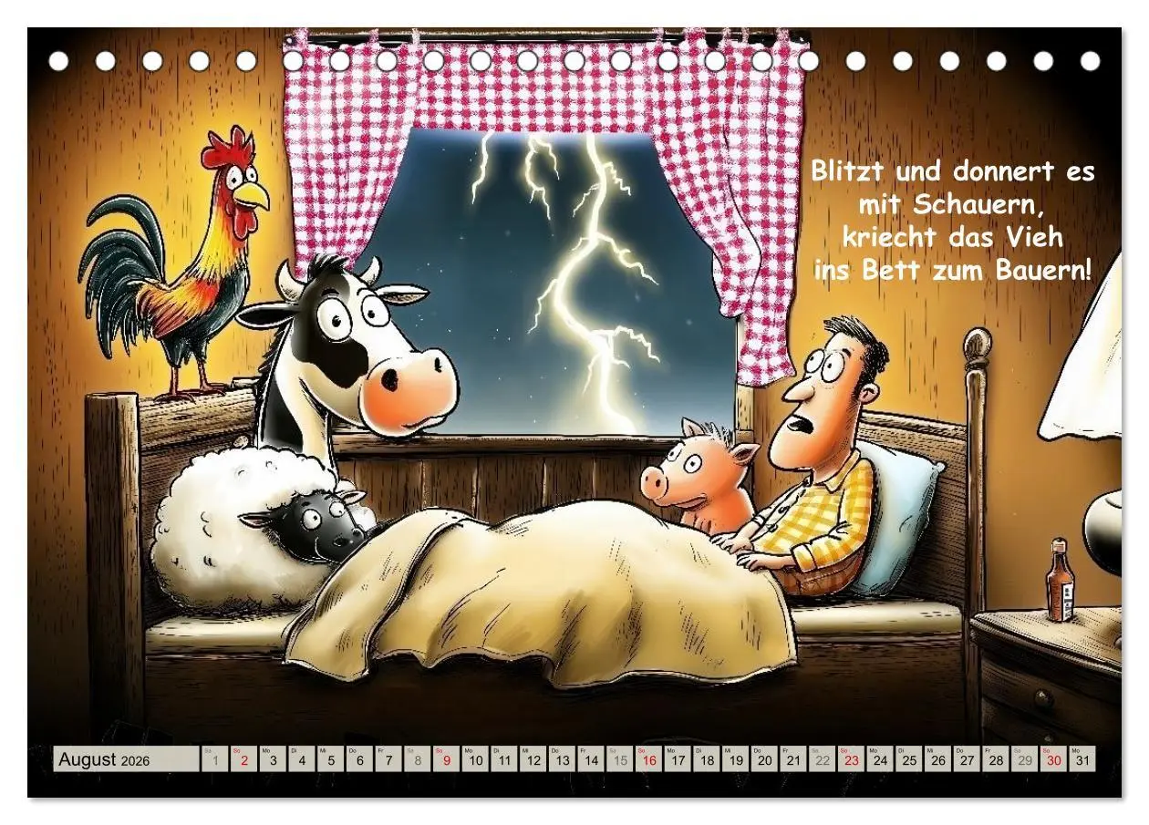 Bild: 9783516646382 | Bauernregeln, unsinnig und amüsant (Tischkalender 2026 DIN A5...