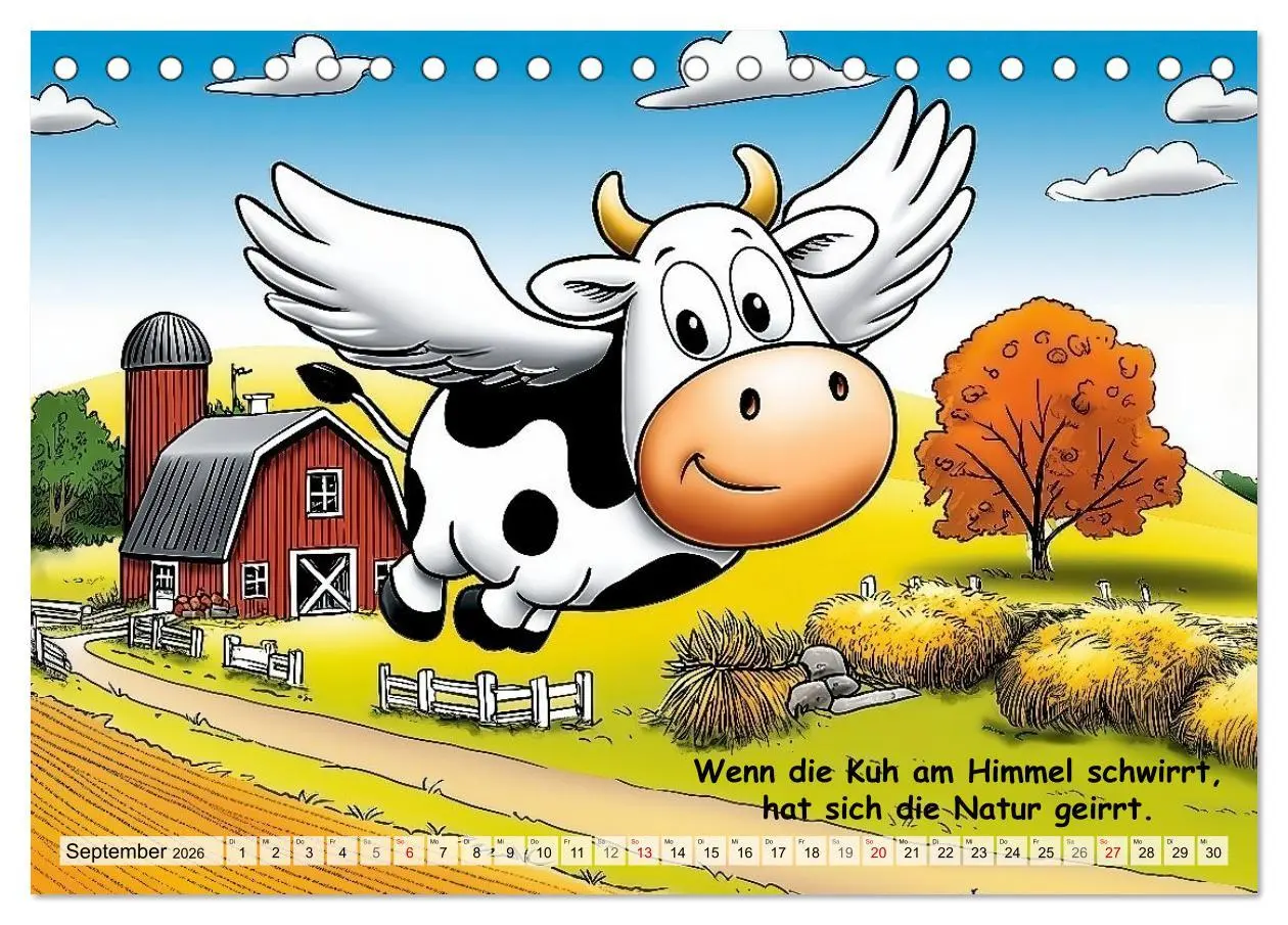 Bild: 9783516646382 | Bauernregeln, unsinnig und amüsant (Tischkalender 2026 DIN A5...