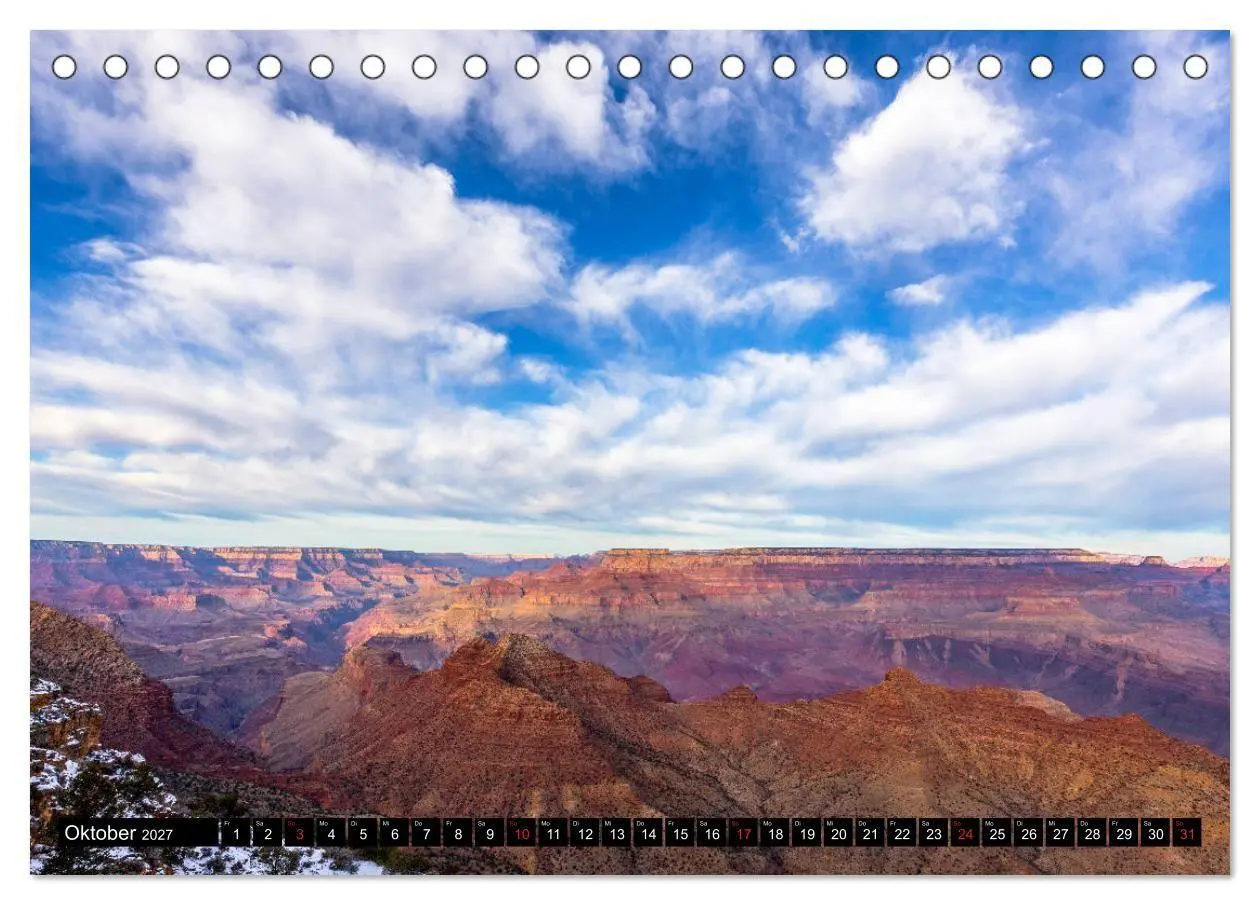 Bild: 9783569736382 | GRAND CANYON - Einblicke (Tischkalender 2027 DIN A5 quer), CALVENDO...