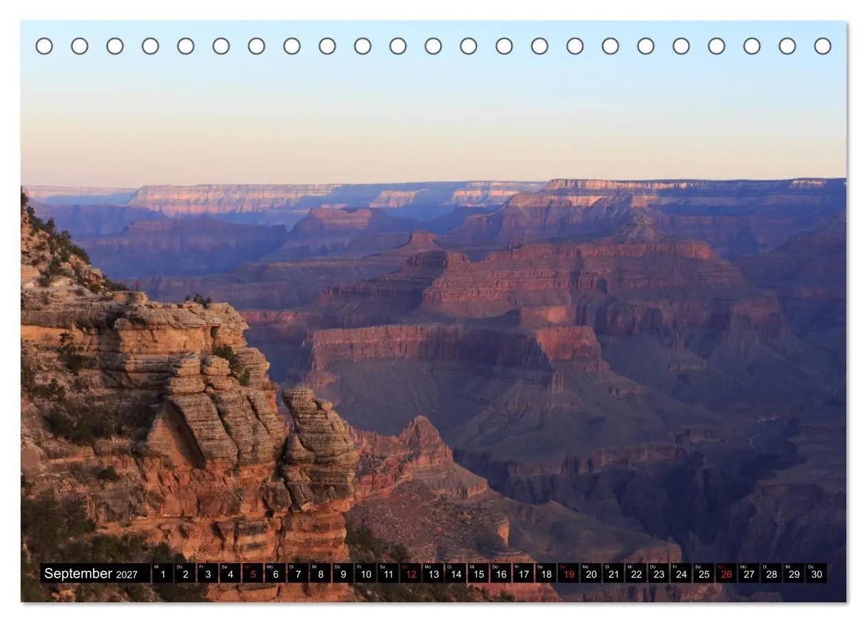 Bild: 9783569736382 | GRAND CANYON - Einblicke (Tischkalender 2027 DIN A5 quer), CALVENDO...
