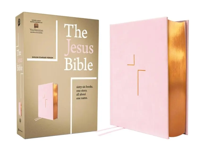 Cover: 9780310466482 | The Jesus Bible, ESV Edition, Leathersoft over Board, Pink | Buch