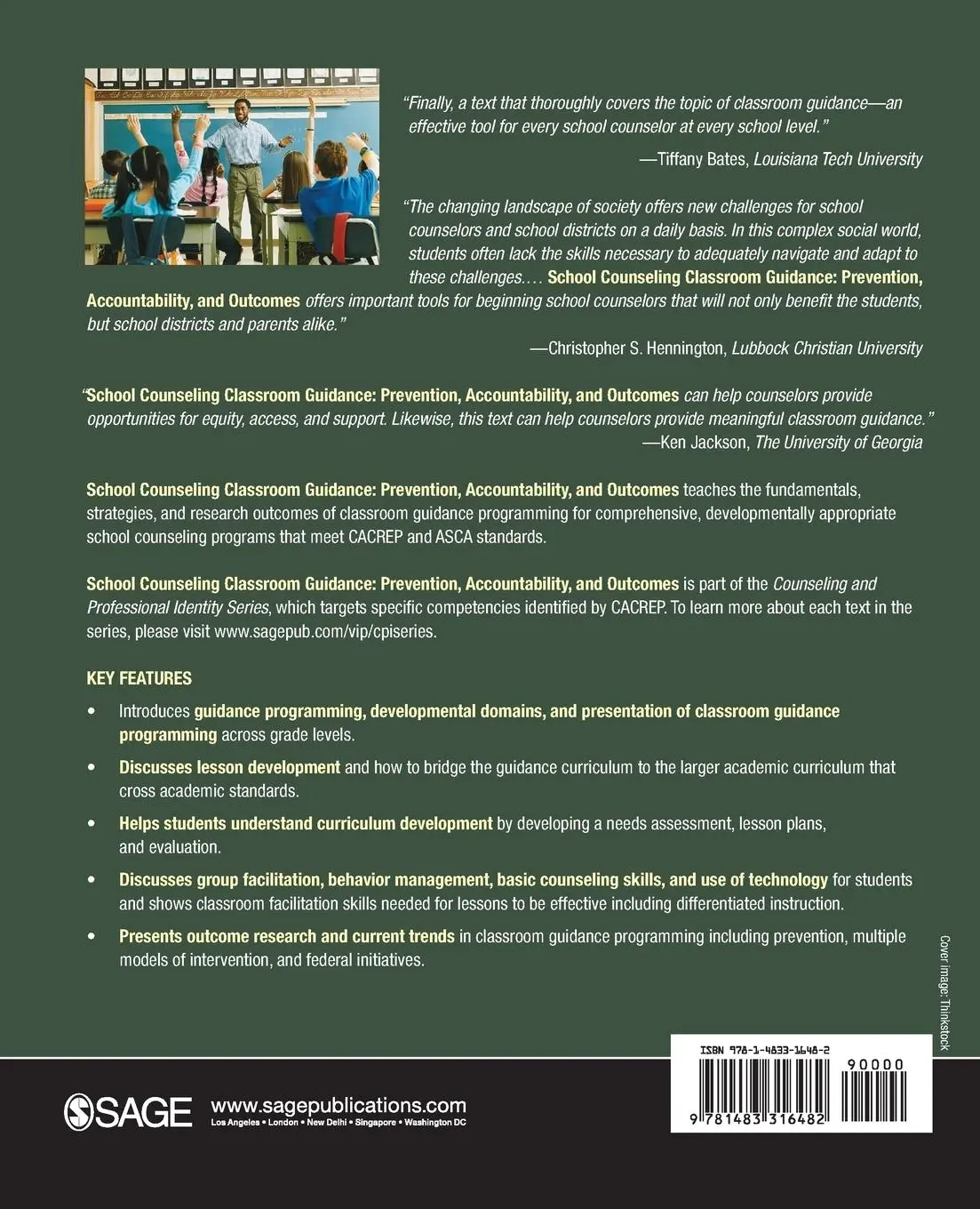Rückseite: 9781483316482 | School Counseling Classroom Guidance | Jolie Ziomek-Daigle | Buch