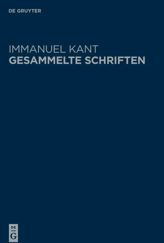 Cover: 9783110706482 | Schriften 1747-1756 | Immanuel Kant | Buch | XLII | Deutsch | 2023