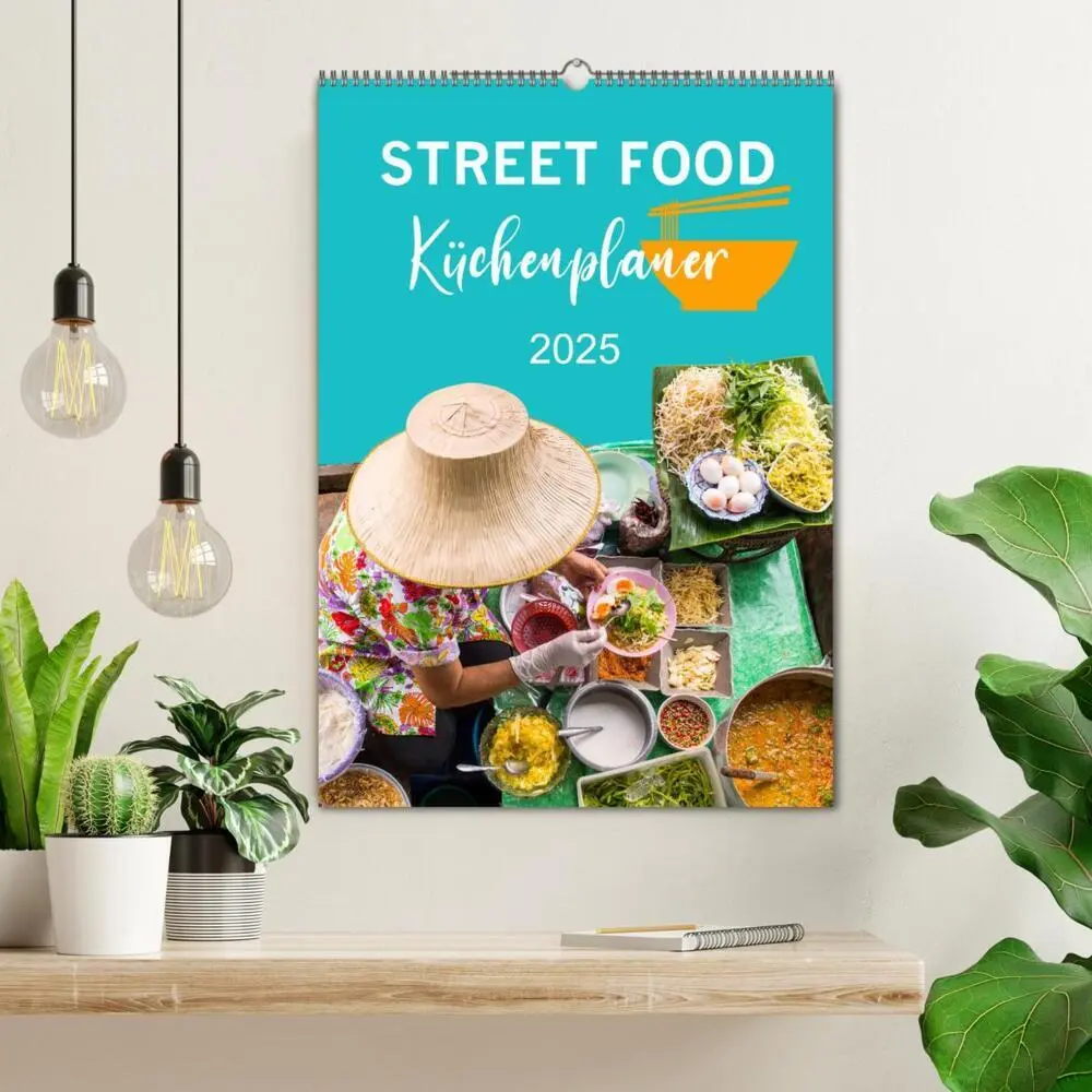 Bild: 9783435906482 | Street Food - Küchenplaner (Wandkalender 2025 DIN A2 hoch),...
