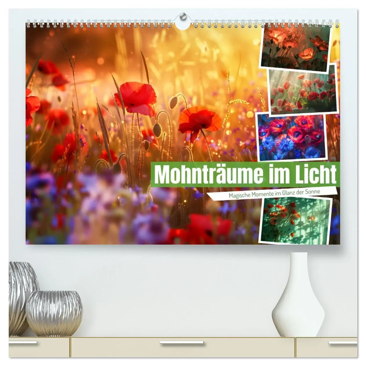 Cover: 9783457306482 | Mohnträume im Licht (hochwertiger Premium Wandkalender 2026 DIN A2...