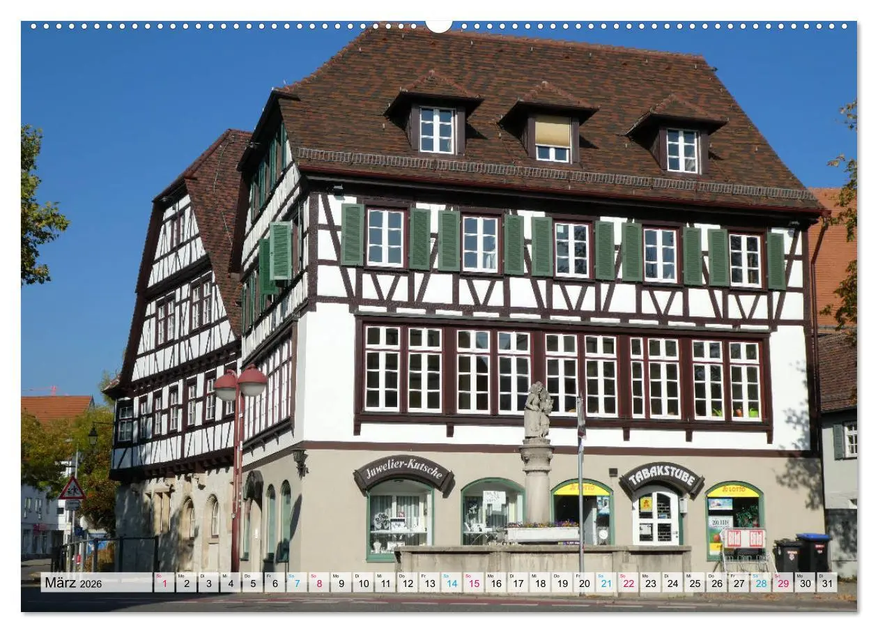 Bild: 9783457926482 | Sindelfingen - Historische Altstadt (Wandkalender 2026 DIN A2...
