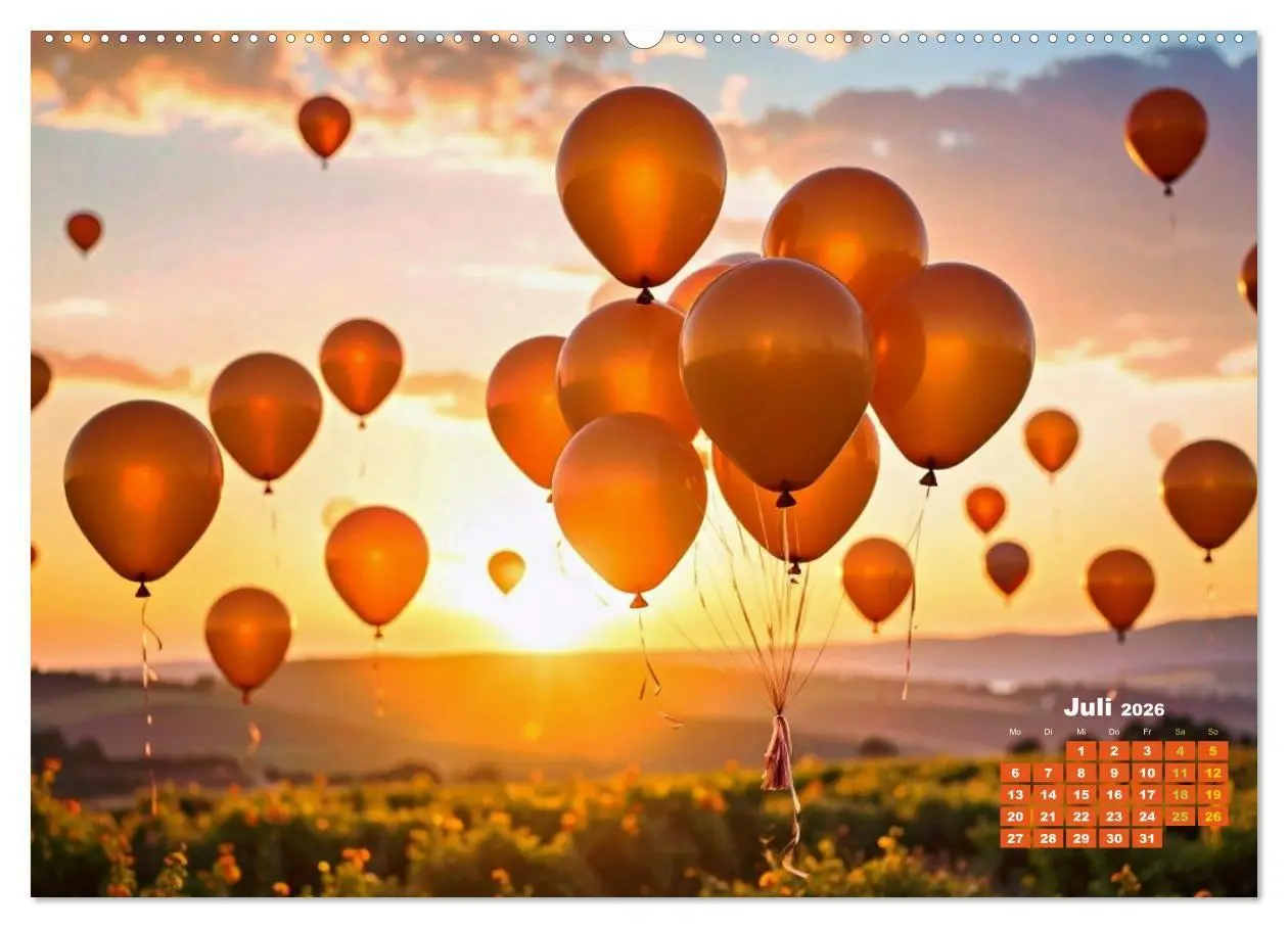 Bild: 9783516706482 | Die Welt in Orange (hochwertiger Premium Wandkalender 2026 DIN A2...