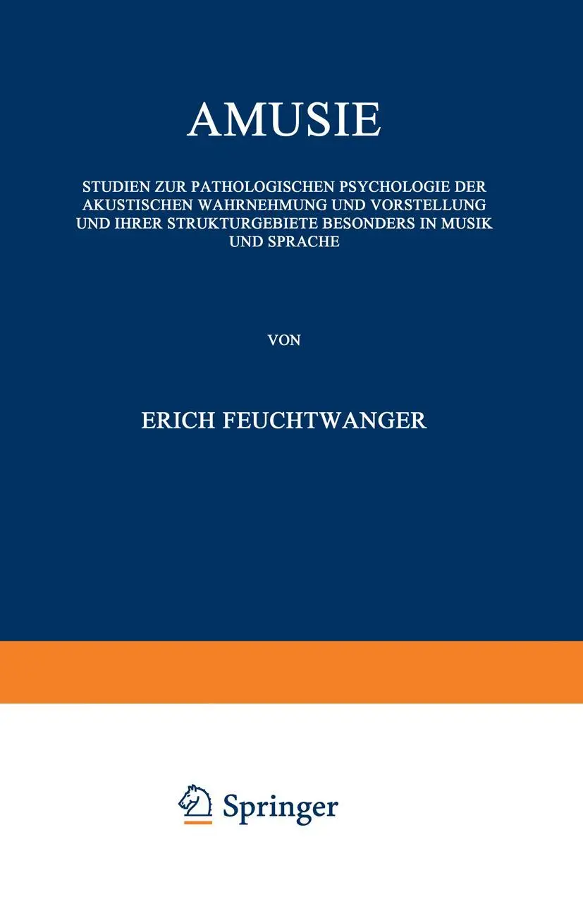 Cover: 9783642506482 | Amusie | Erich Feuchtwanger | Taschenbuch | v | Deutsch