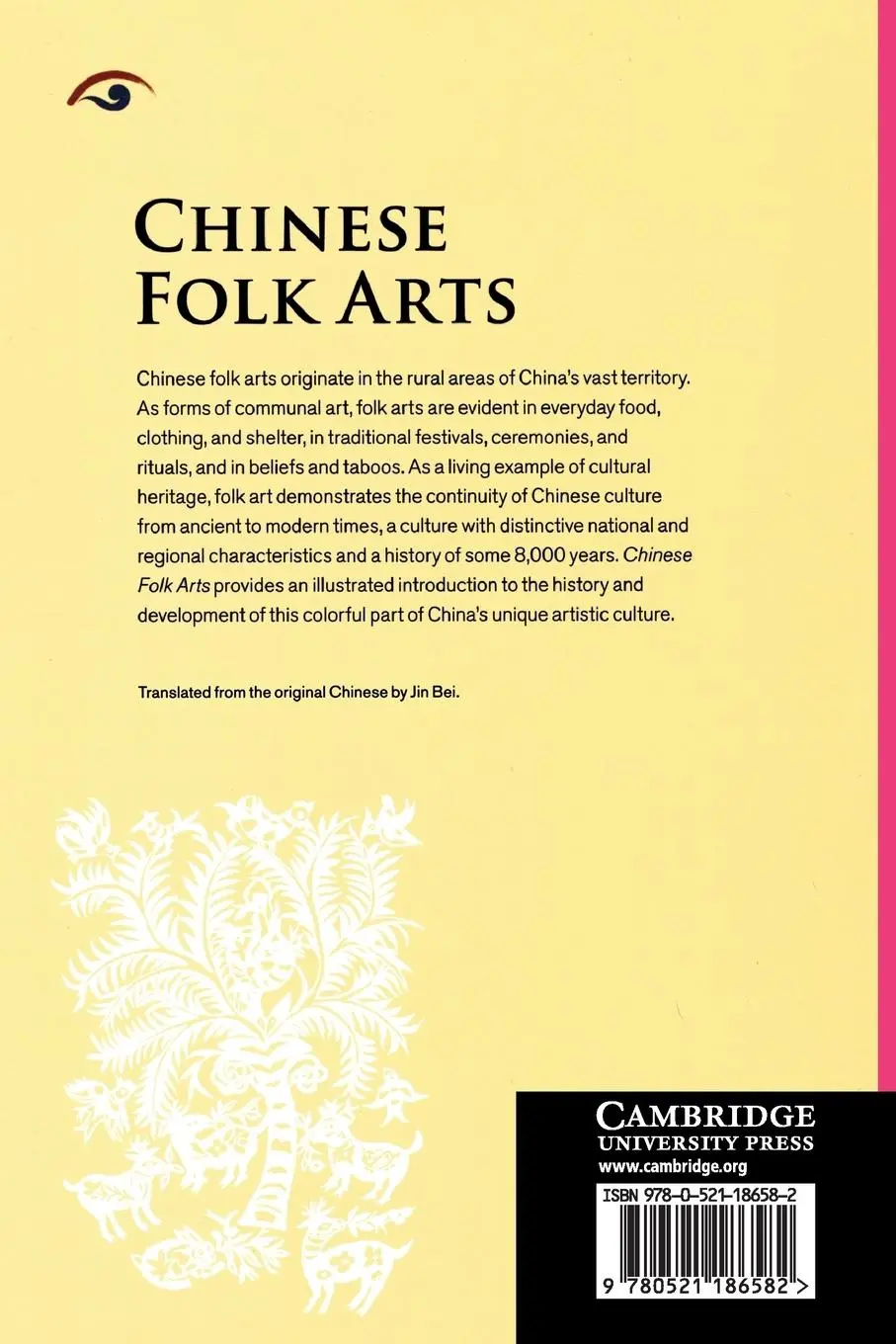 Rückseite: 9780521186582 | Chinese Folk Arts | Zhilin Jin | Taschenbuch | Kartoniert / Broschiert