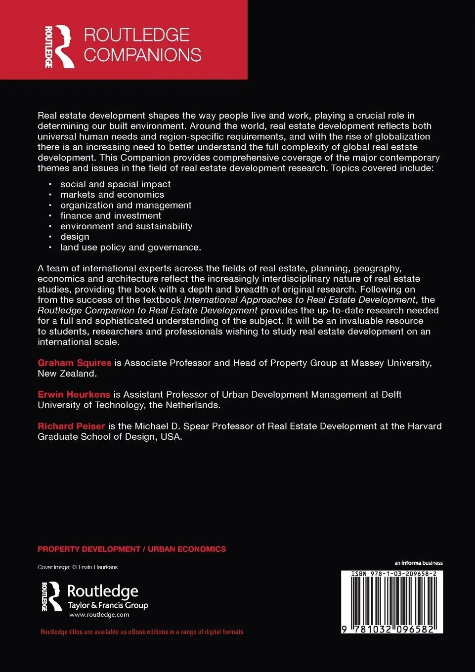 Rückseite: 9781032096582 | Routledge Companion to Real Estate Development | Squires (u. a.)