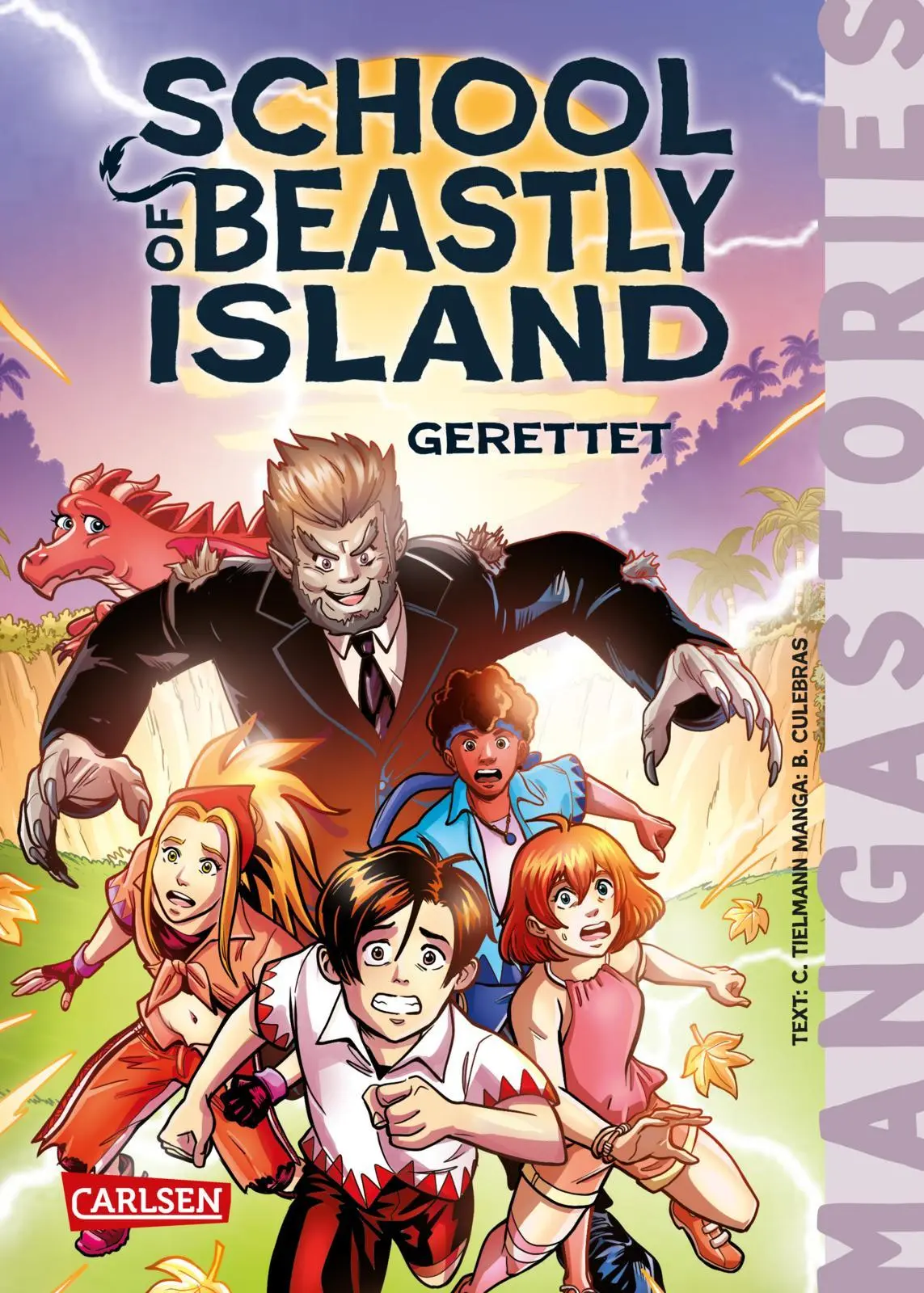 Cover: 9783551656582 | School of Beastly Island - Band 2 - Gerettet | Christian Tielmann