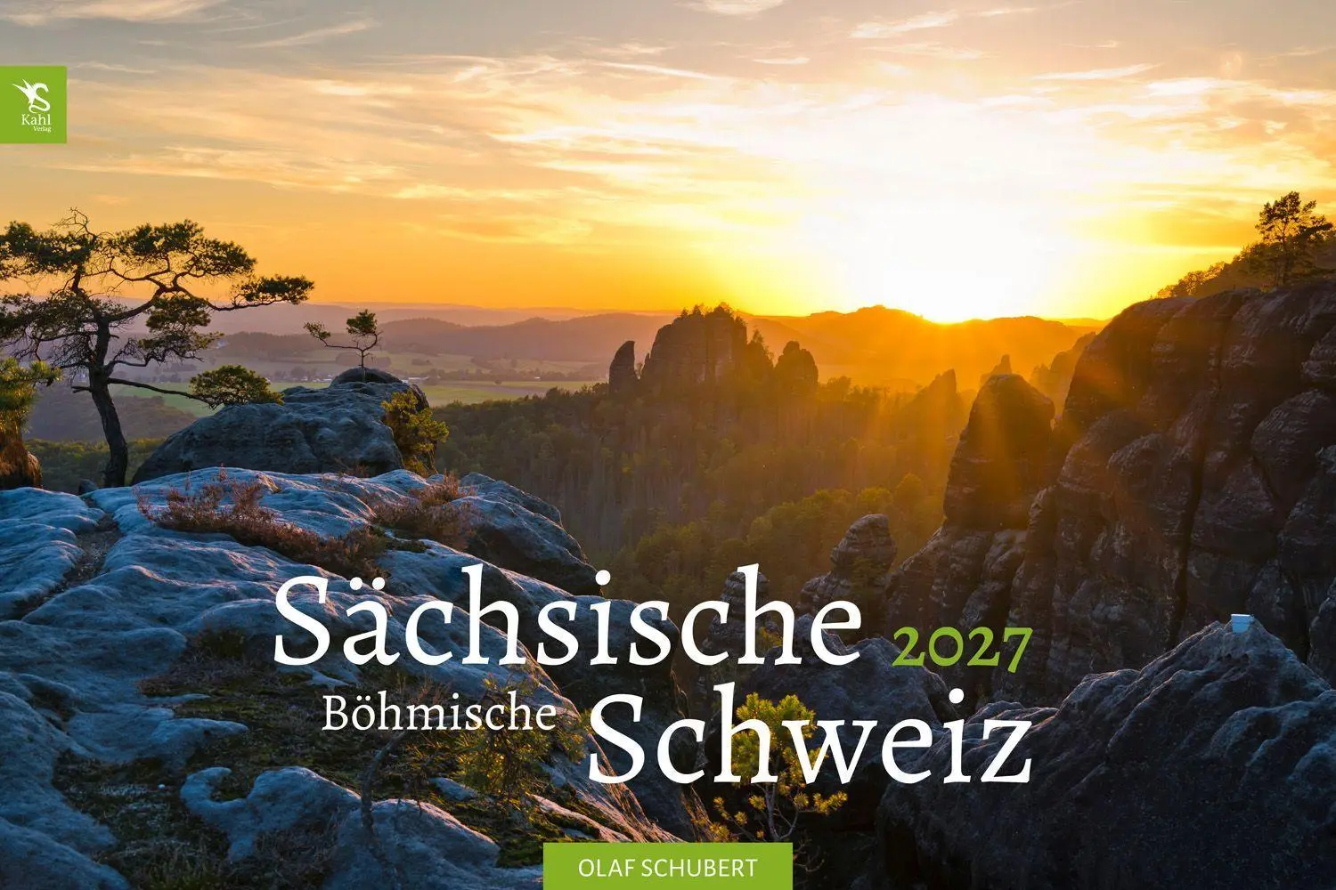Cover: 9783938916582 | Kalender Sächsische &amp; Böhmische Schweiz 2027 | Wandkalender 45 x 30 cm