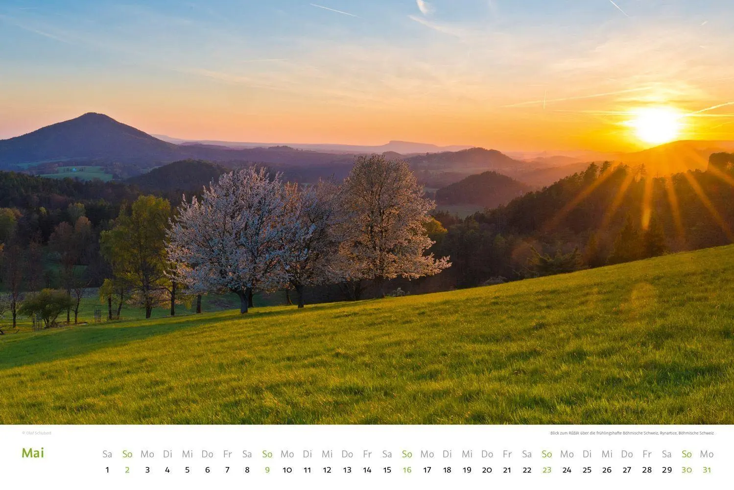 Bild: 9783938916582 | Kalender Sächsische &amp; Böhmische Schweiz 2027 | Wandkalender 45 x 30 cm
