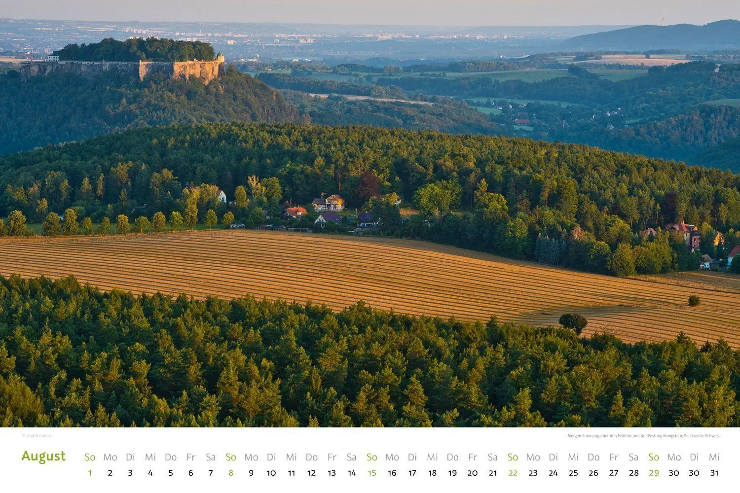 Bild: 9783938916582 | Kalender Sächsische &amp; Böhmische Schweiz 2027 | Wandkalender 45 x 30 cm