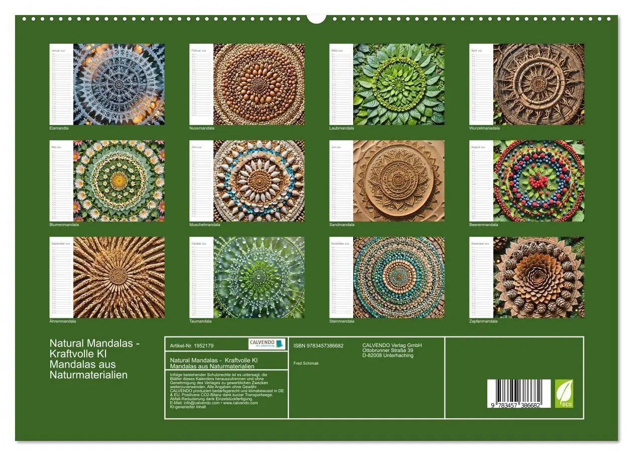 Bild: 9783457386682 | Natural Mandalas - Kraftvolle KI Mandalas aus Naturmaterialien...