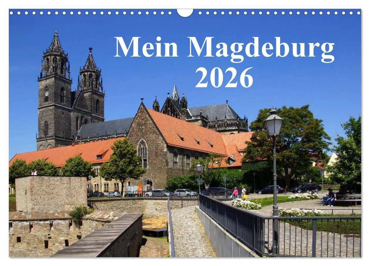 Cover: 9783516096682 | Mein Magdeburg 2026 (Wandkalender 2026 DIN A3 quer), CALVENDO...