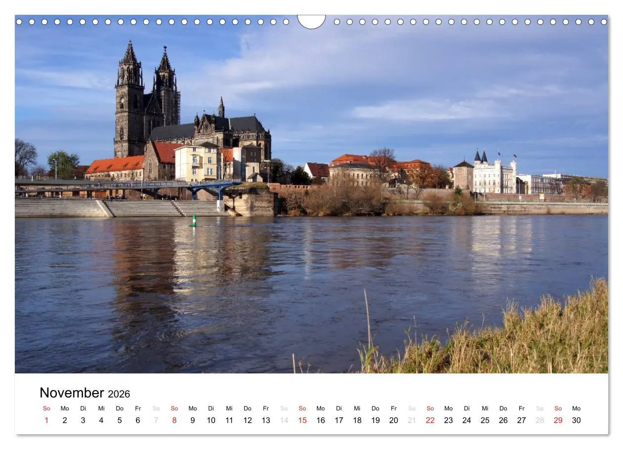 Bild: 9783516096682 | Mein Magdeburg 2026 (Wandkalender 2026 DIN A3 quer), CALVENDO...