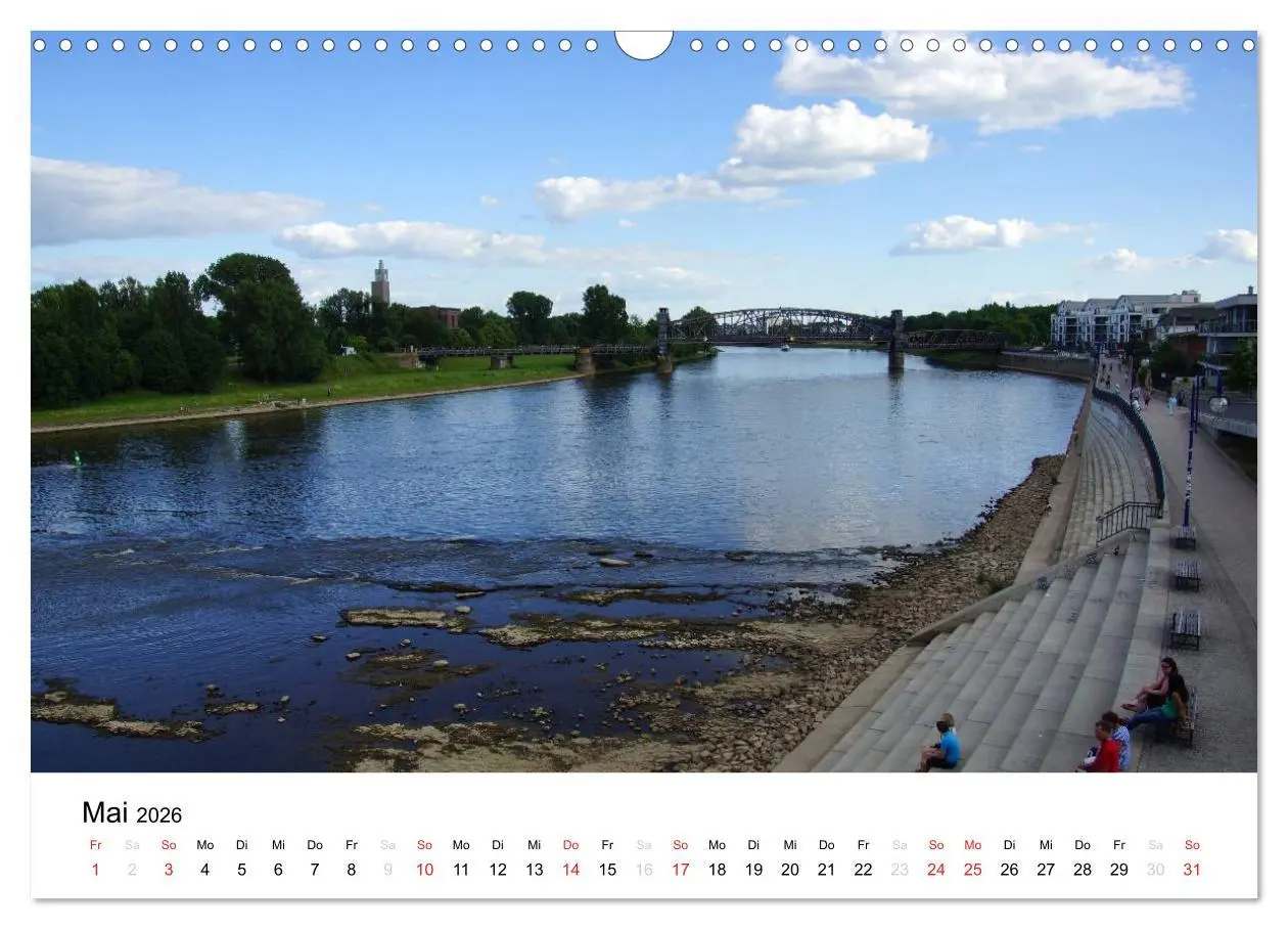Bild: 9783516096682 | Mein Magdeburg 2026 (Wandkalender 2026 DIN A3 quer), CALVENDO...