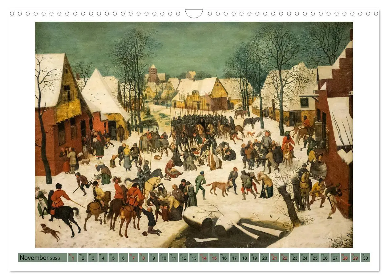 Bild: 9783516236682 | Pieter Bruegel d.Ä. (Wandkalender 2026 DIN A3 quer), CALVENDO...