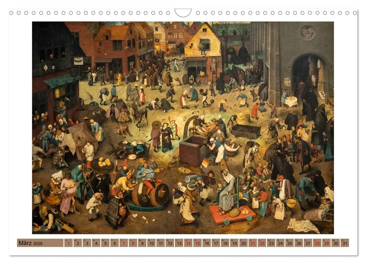 Bild: 9783516236682 | Pieter Bruegel d.Ä. (Wandkalender 2026 DIN A3 quer), CALVENDO...