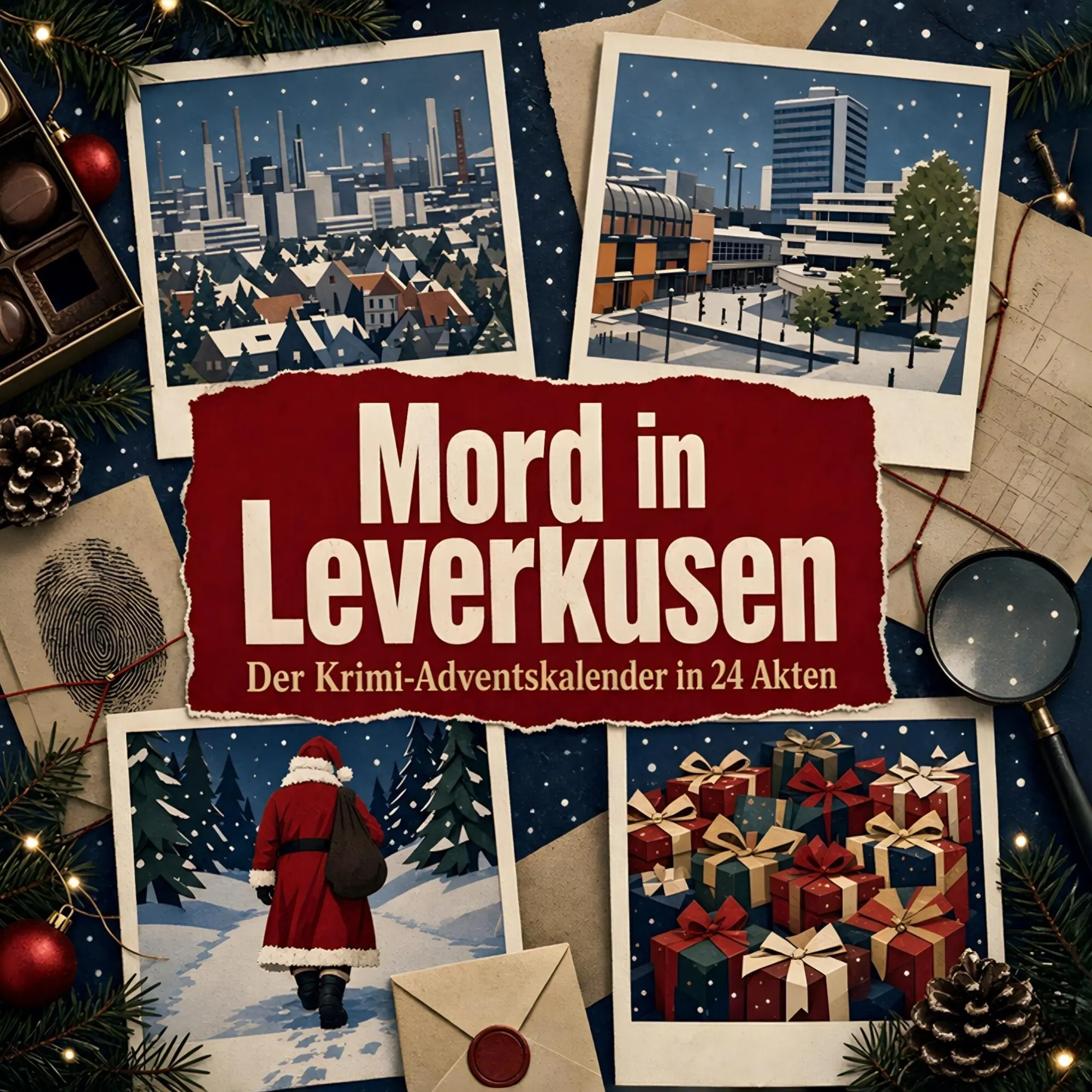 Cover: 9783696116682 | Mord in Leverkusen | Der Krimi-Adventskalender in 24 Akten | Klein