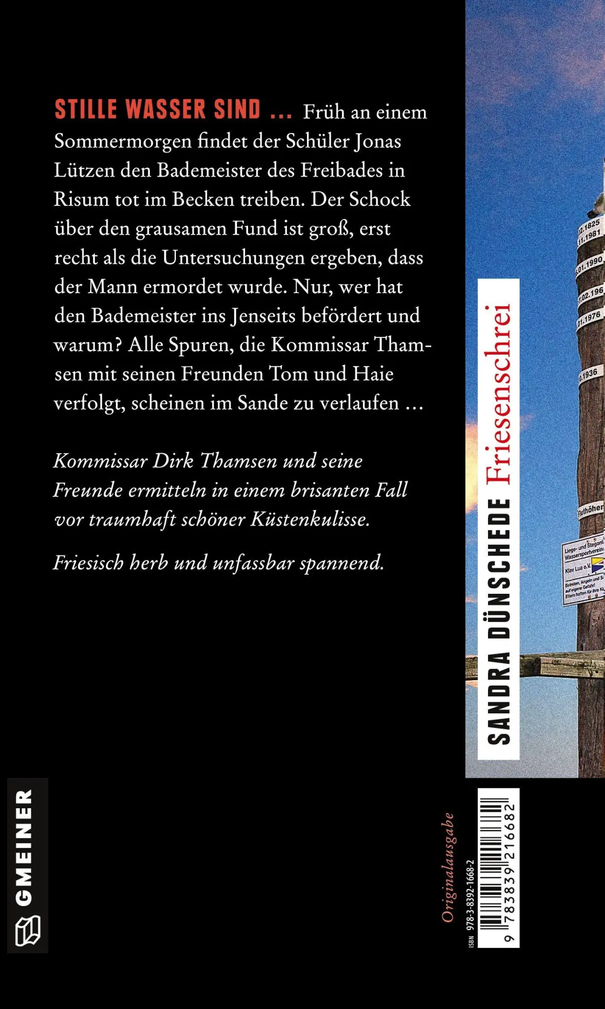 Rückseite: 9783839216682 | Friesenschrei | Ein weiterer Fall für Thamsen &amp; Co. | Sandra Dünschede
