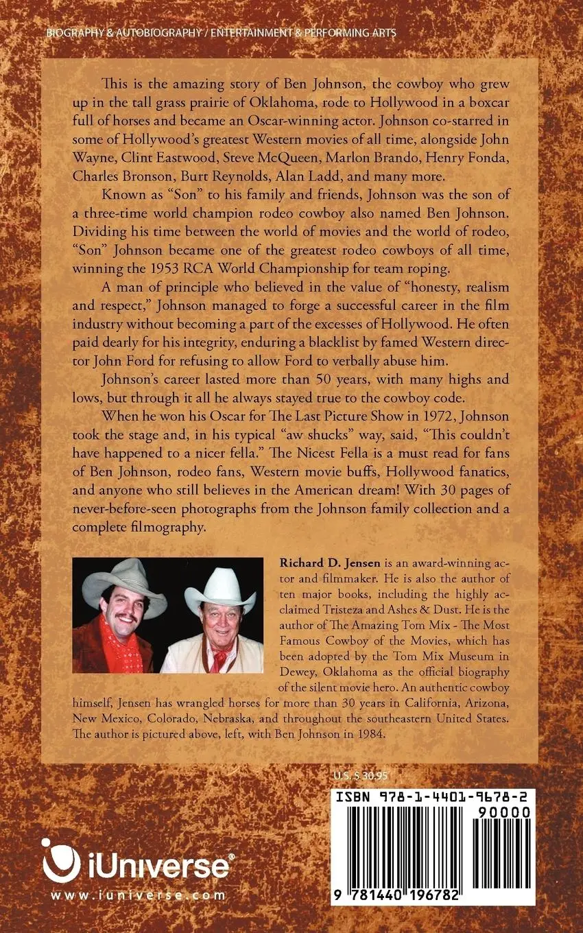 Rückseite: 9781440196782 | The Nicest Fella - The Life of Ben Johnson | Jensen (u. a.) | Buch