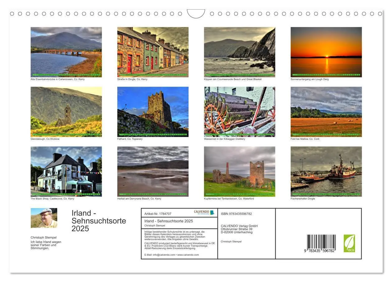 Bild: 9783435596782 | Irland - Sehnsuchtsorte 2025 (Wandkalender 2025 DIN A3 quer),...